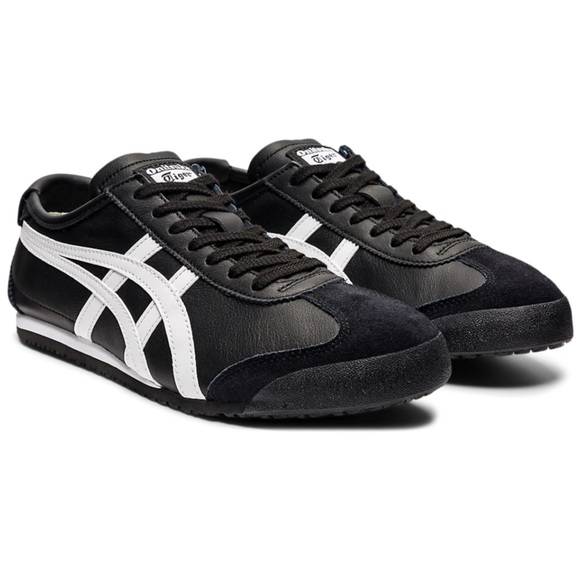 Black and white Onitsuka Tiger Mexico 66 sneakers. Size 7 1/2. Brand new, unworn - Picture 2 of 9